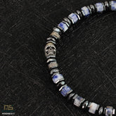 Blue Spot Jasper mens beaded bracelets